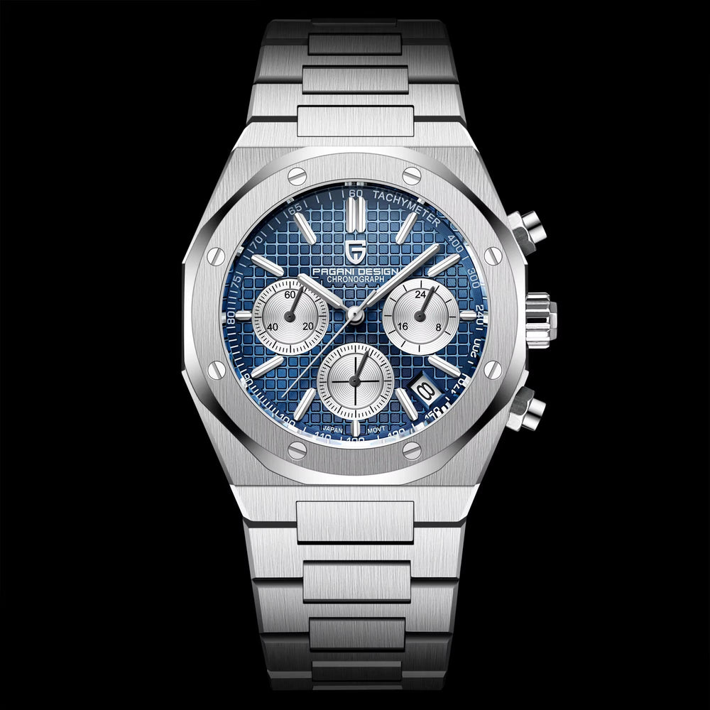 2024 New VK63 Business Men'S Quartz Watch Luxury Sapphire Stainless Steel 20Bar Waterproof Leisure Sports Watch Me