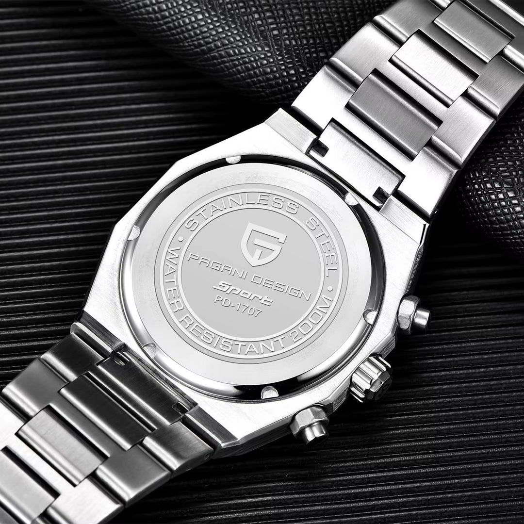 2024 New VK63 Business Men'S Quartz Watch Luxury Sapphire Stainless Steel 20Bar Waterproof Leisure Sports Watch Me