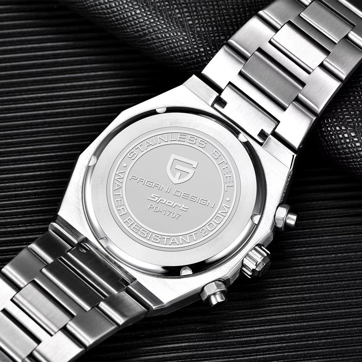 2024 New VK63 Business Men'S Quartz Watch Luxury Sapphire Stainless Steel 20Bar Waterproof Leisure Sports Watch Me